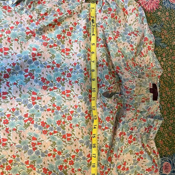 J. Crew x Liberty of London Poppy and Daisy floral print peasant blouse - Picture 3 of 14